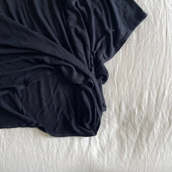 Calypso St Barth Black Linen Cover-Up Blouse (sz M) - Picture 5 of 5